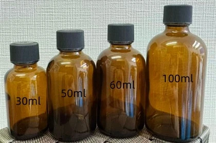 Botol Kaca Amber Jepang Untuk Lapisan Keramik OEM